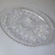 servant dish aperitif in Bavarian crystal 24% vintage cannage pattern