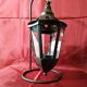 Lantern table candlestick or hanging wrought iron inside exterior 32 cm