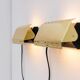 Vintage Brass Wall Sconces Örsjö, Mid-Century Modern Style, circa 1965