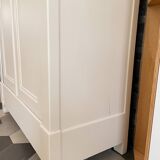 Walnut wardrobe, early 20th century