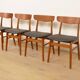 4 x dining chairs | Farstrup | Model 210 | Restored