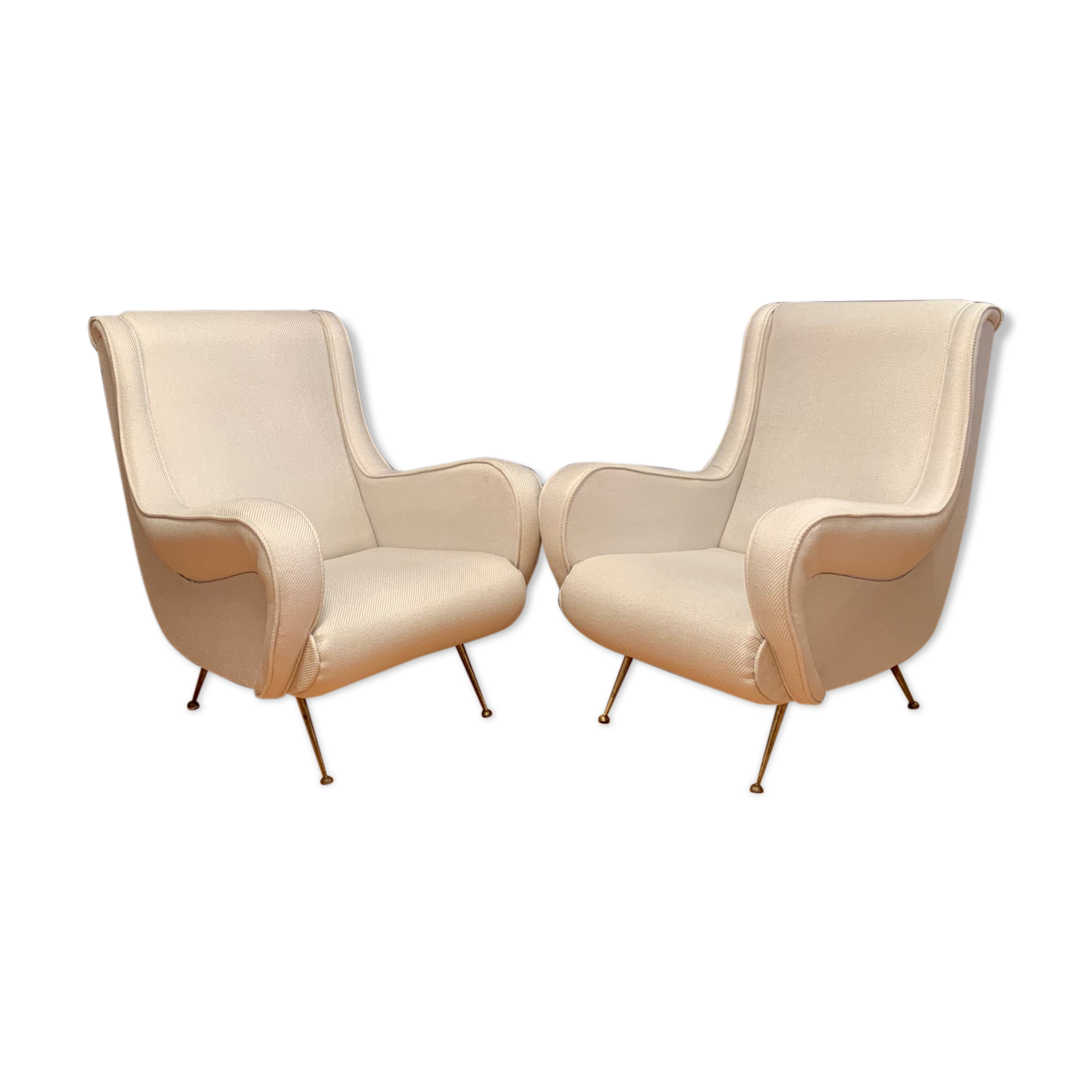 A pair of armchairs by Gigi Radice, Italy, 1960s