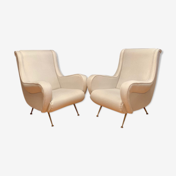 A pair of armchairs by Gigi Radice, Italy, 1960s