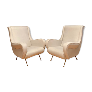 Paire de fauteuils par