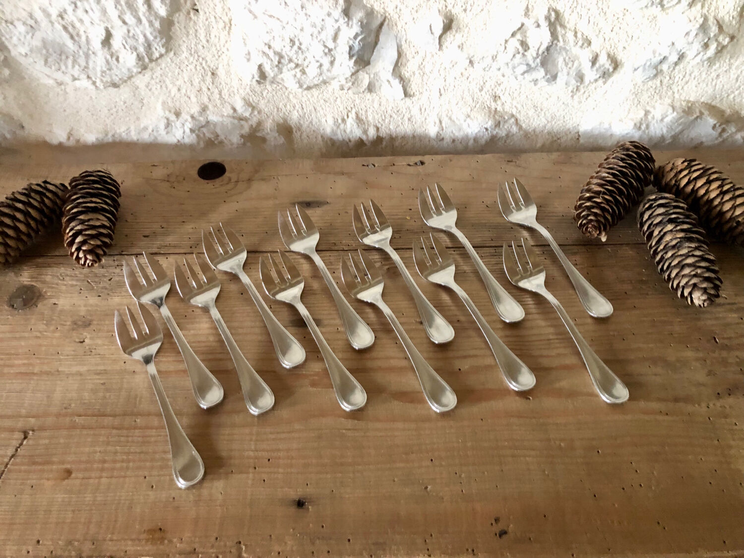 Guy Degrenne oyster forks