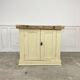Small workbench 1900 light beige patina