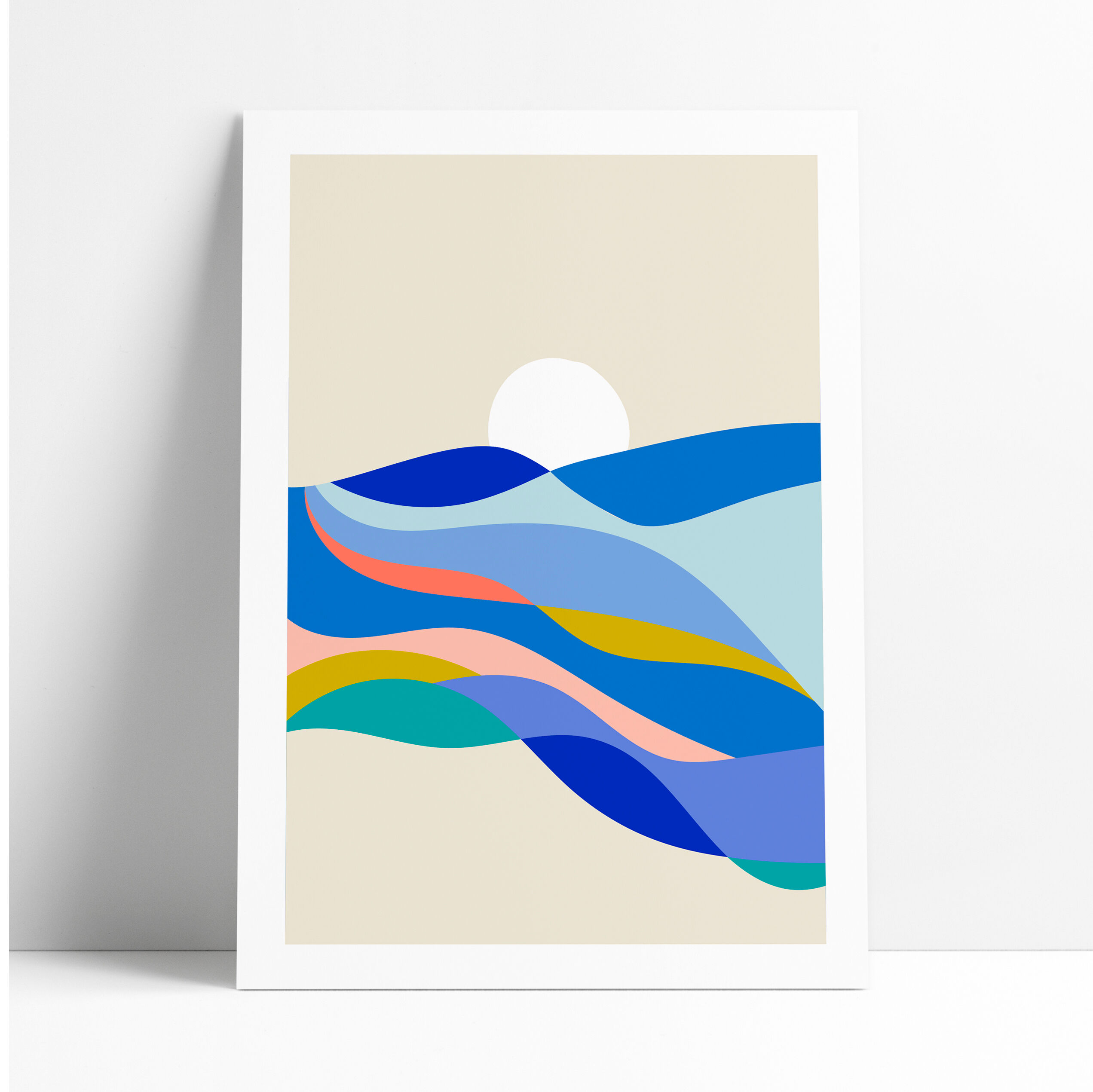 The Waves - Limited Edition Art Print (A3)