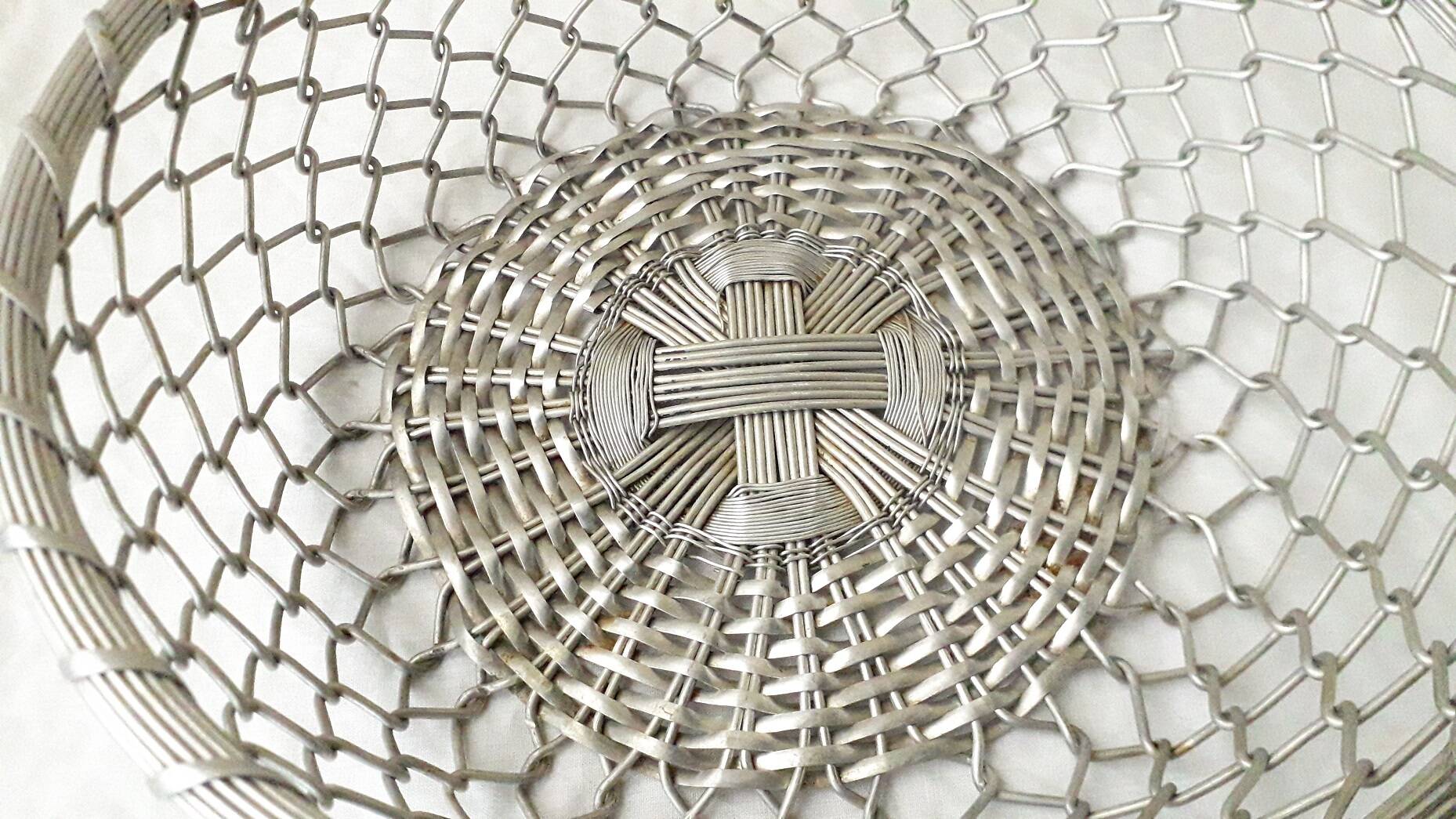 Metal basket or hamper