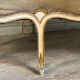 Louis XV bench in carved and painted wood, 18th century