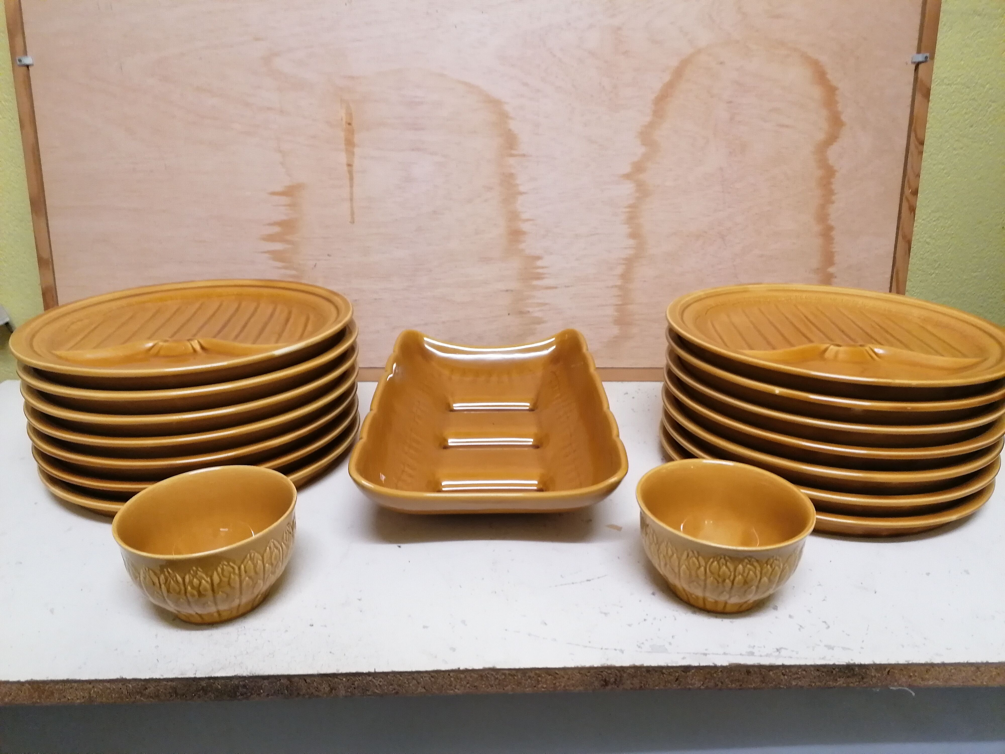 vintage asparagus service GIEN