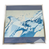 Abstract painting signed C. Gassmann, 1970s