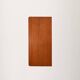 Scandinavian teak and mahogany chest with brass accents