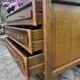 Tinted Oak Chest of Drawers, Henry Kjaernulf Style, 1960-70, Danish Design