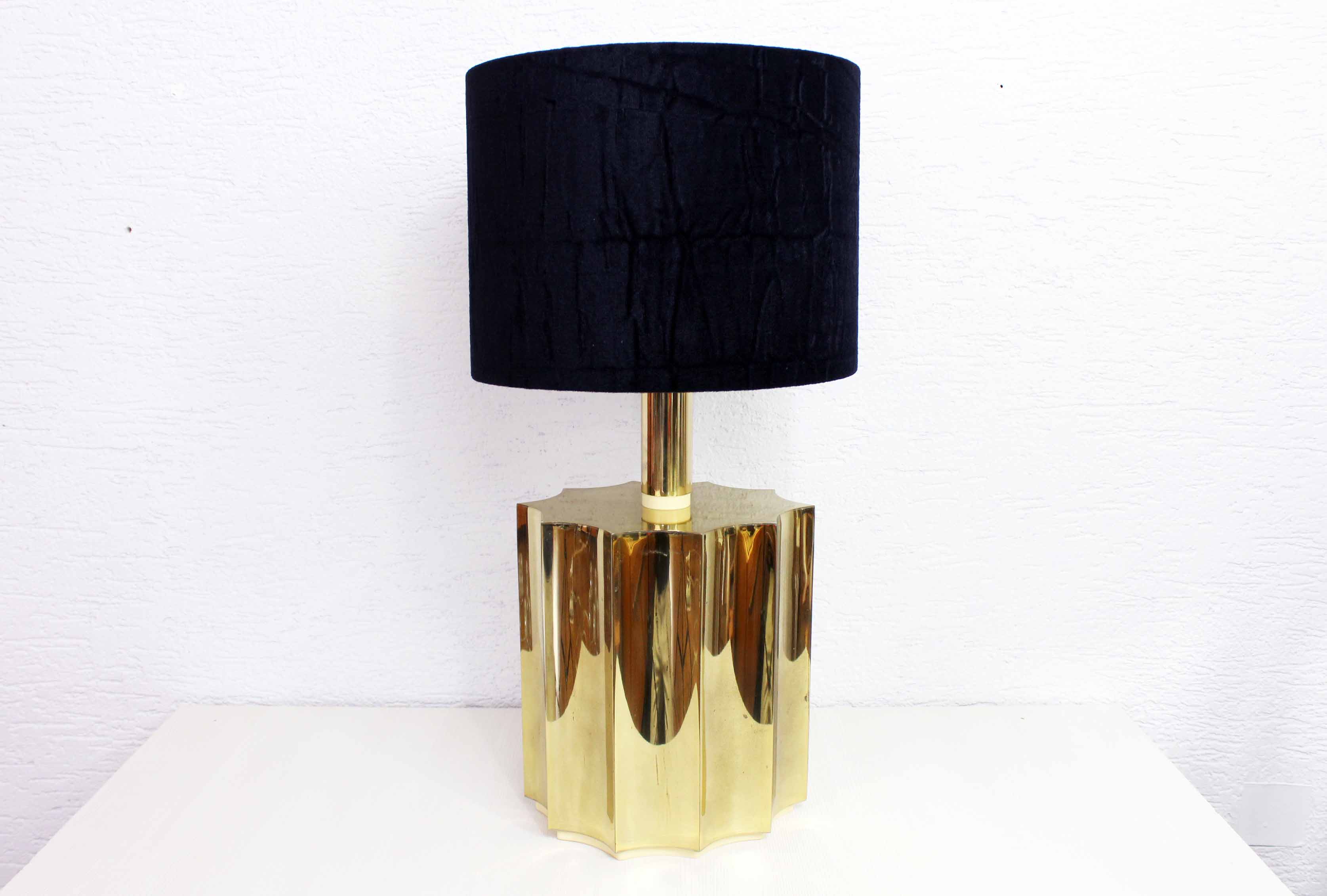 Lampe de table italienne en laiton