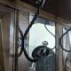 Coat rack in oak in the spirit of Dudouyt.