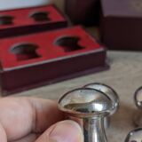 Salière et poivrière en argent - Saint Médard