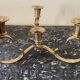 Gilded brass chandelier