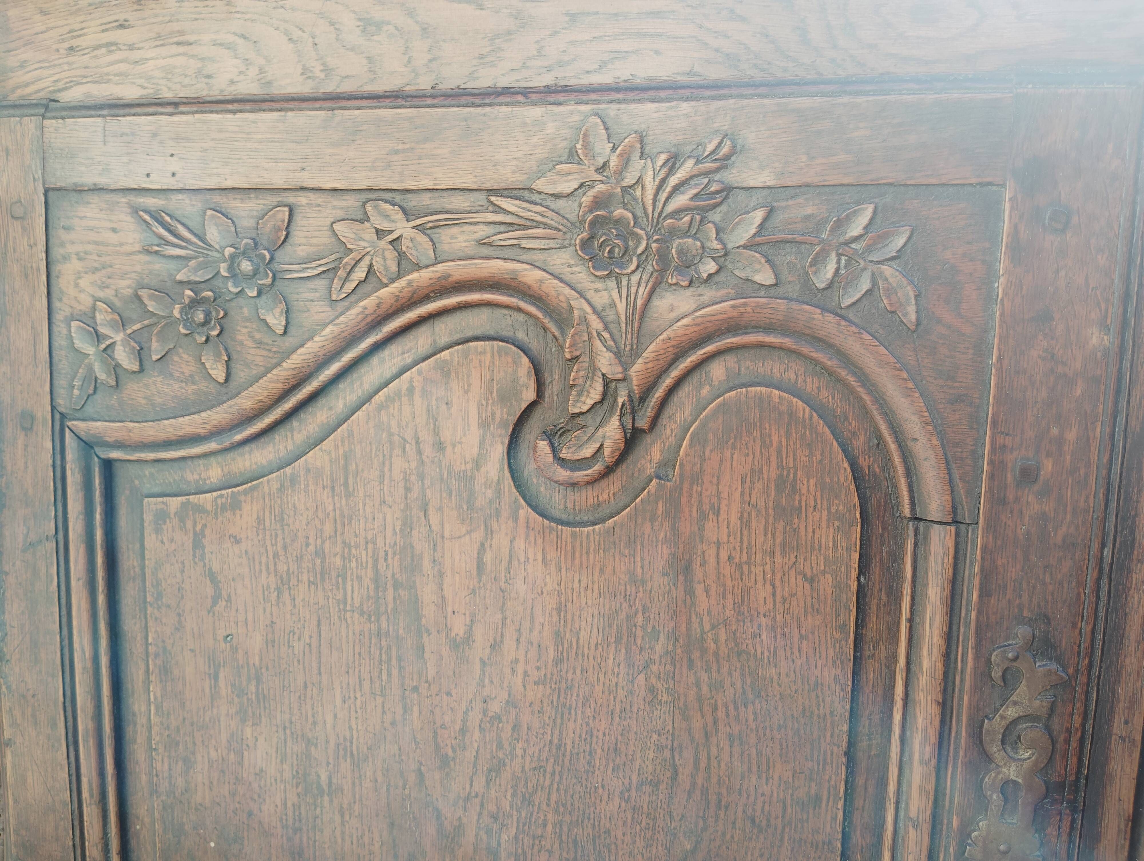 19th-century oak buffet