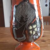 Vase Vintage en Céramique émaillée