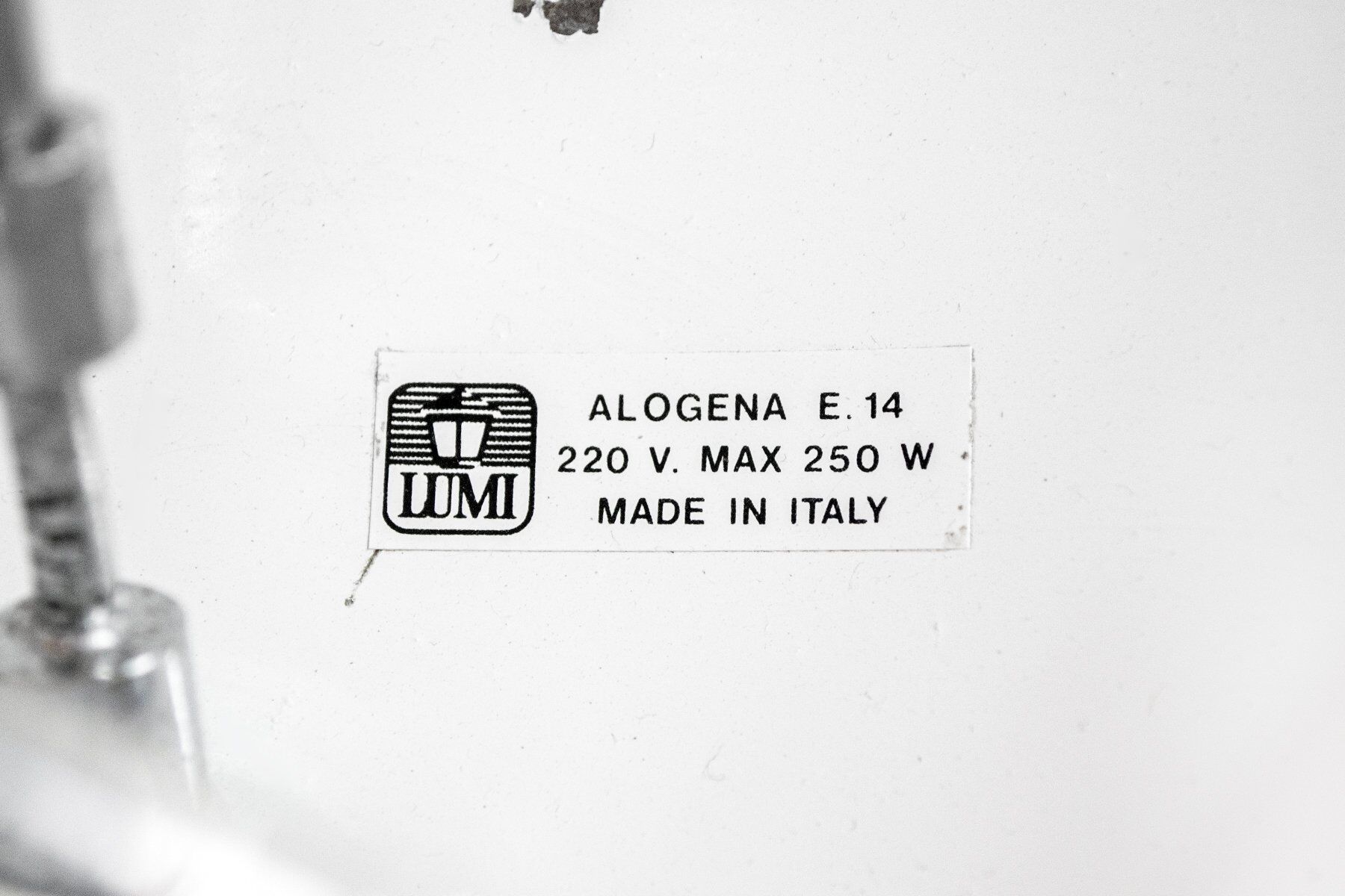 Halogen floor lamp by Ugo La Pietra for Abitare Il Tempo for Lumi, 1980s.