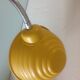 Yellow vintage metal desk lamp 70s