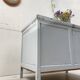 Painted wooden chest.