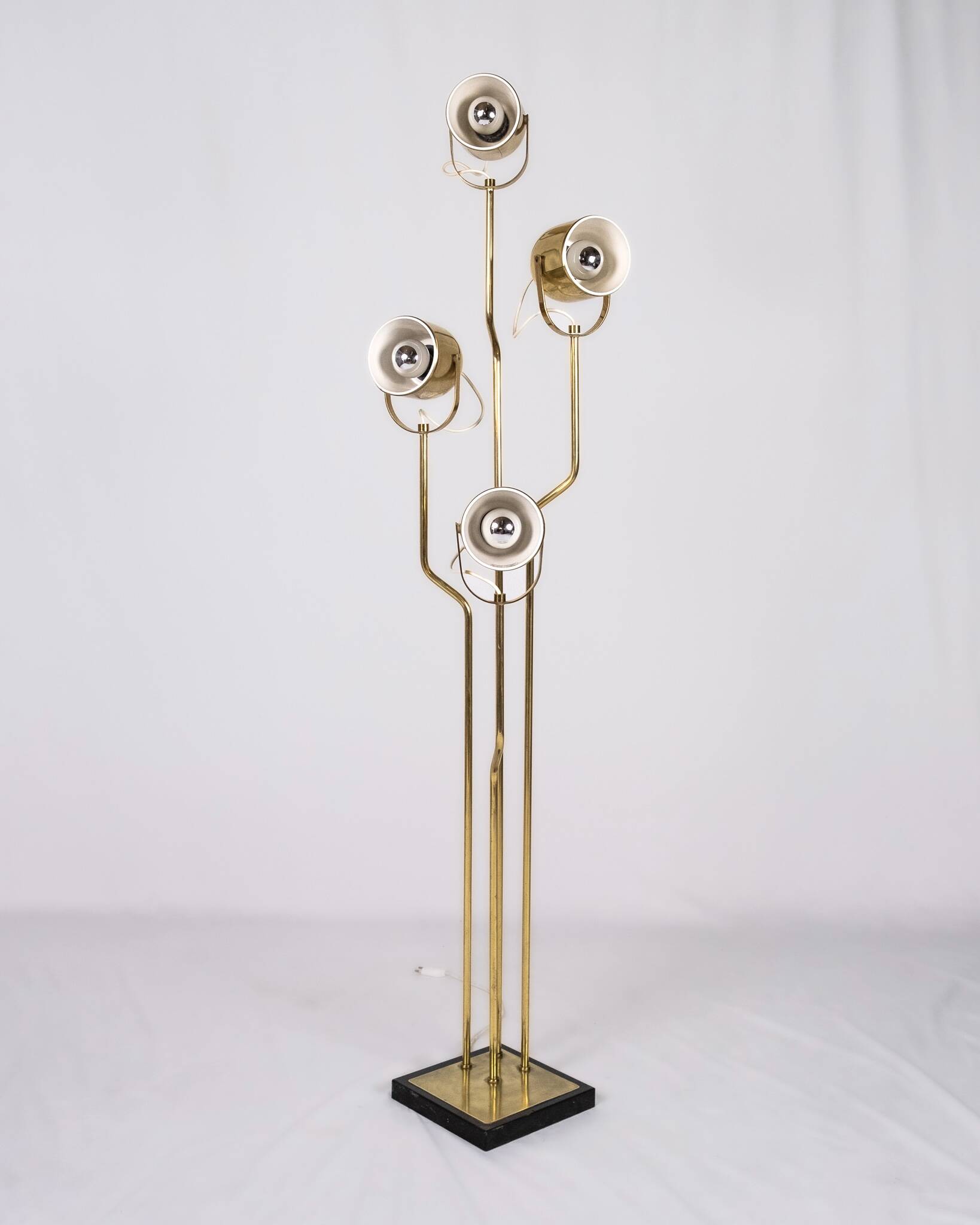 Lampadaire en laiton par Goffredo Reggiani, Italie, 1970