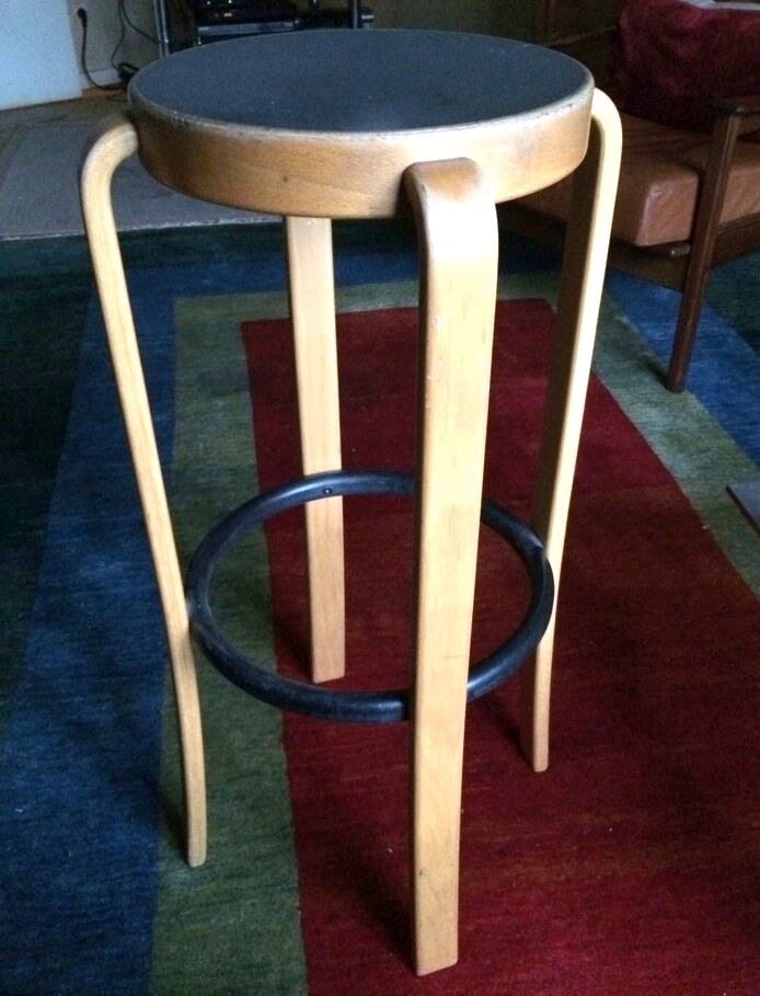 Scandinavian Thygesen and Sørensen stool 50s 60s