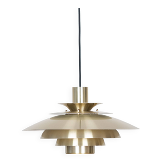 Lampe à suspension vintage danoise Verona par Kurt Wiborg, Jeka, années 1980