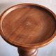 Vintage turned wooden column selette pedestal