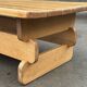 Table basse brutaliste, années 70