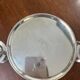 English triple chandelier in silver-plated metal – Made in England