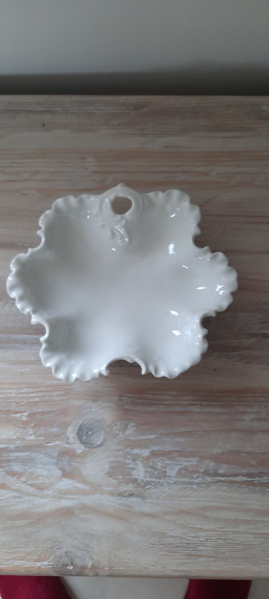 White porcelain platter
