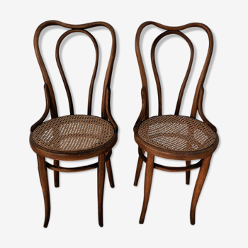 Chaises cannées Thonet