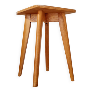 Tabouret bois pieds compas