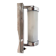 Chrome milk glass Bauhaus / Functionalist wall lamp - 1930s