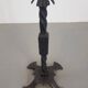 Brutalist Cast Iron Candleholder, Germany, 1960s
