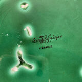 Lot 6 hollow plates Sarreguemines Poisson