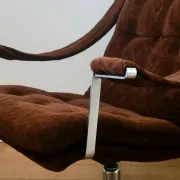 Geoffrey Harcourt swivel lounge chair with ottoman for Artifort