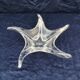 Daum France crystal star emptying cup