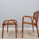 Prodotti living-room set, straw, Vienna, 1940s