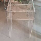 70's altuglass side table