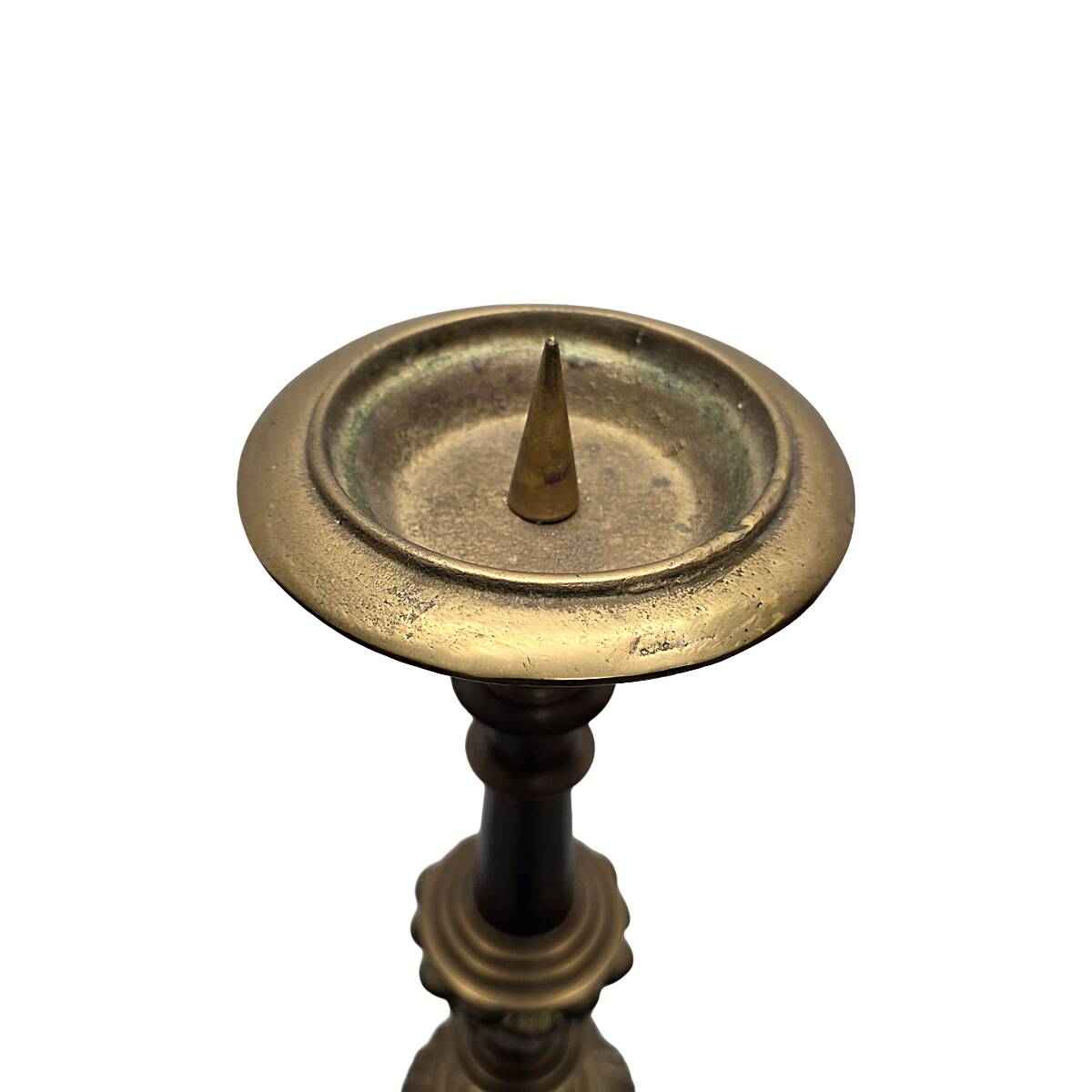 Large Baroque Style Brass Altar Candlestick