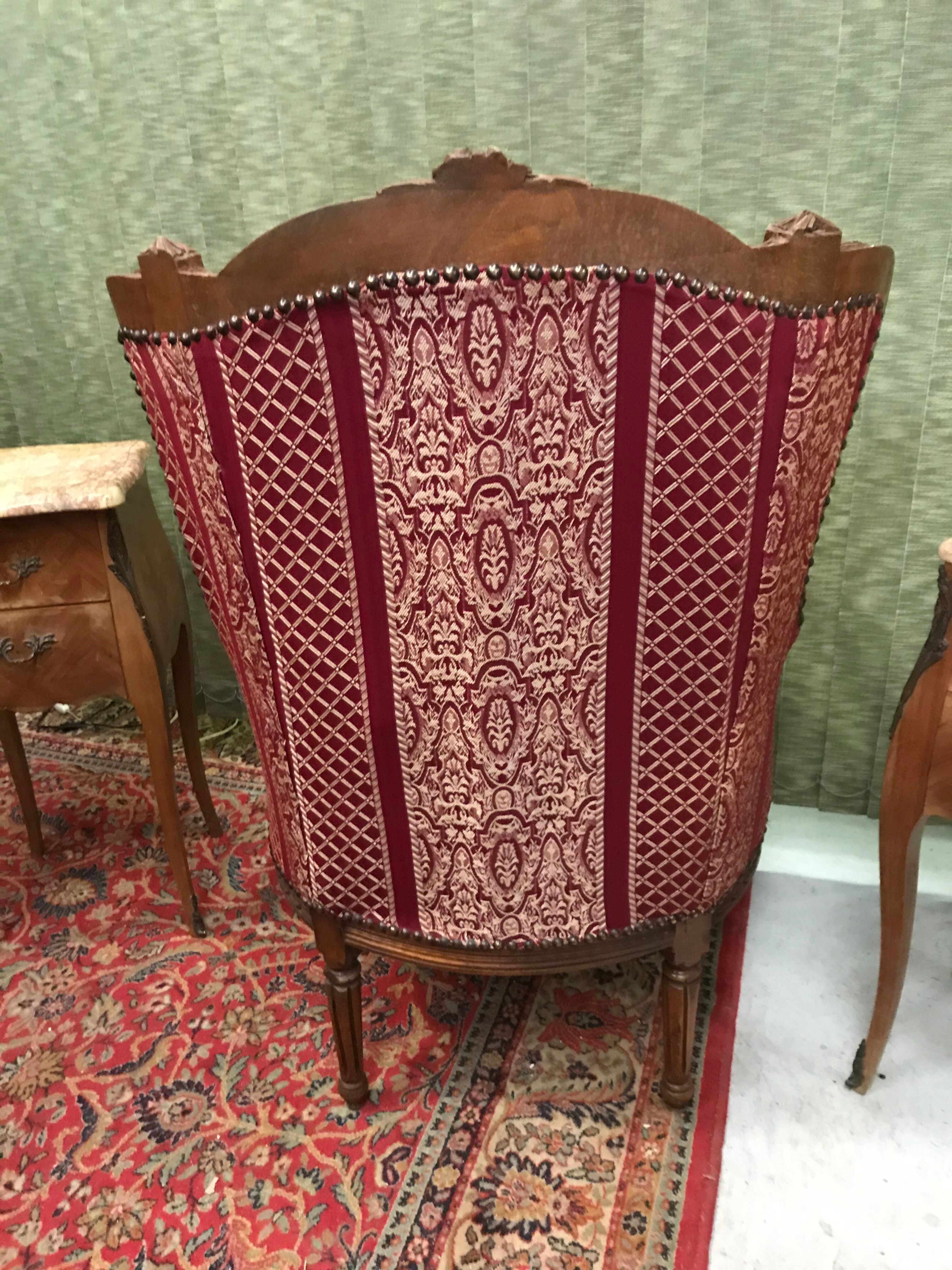 Louis XVI-style leather watch