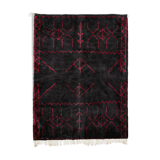 Modern Moroccan carpet black