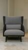 Postmodern armchair attributed to Paolo Nava for Flexform, Italy 1985.