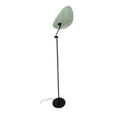 Vintage Queens Gallery Utrecht Floor Lamp with Iridescent Glass