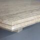 Thick travertine dining table, Italian design from the 70s, vintage