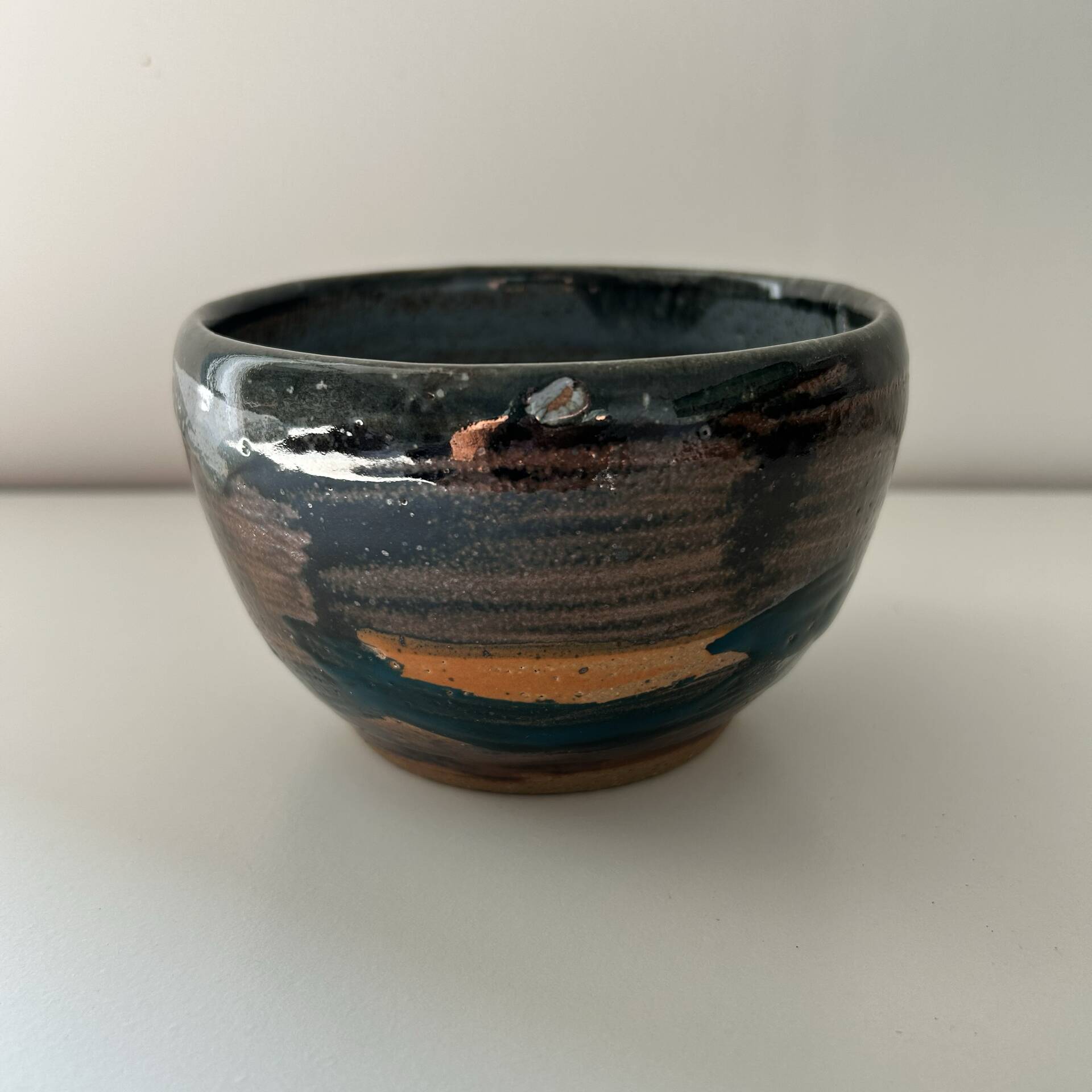 Artisanal signed plant pot