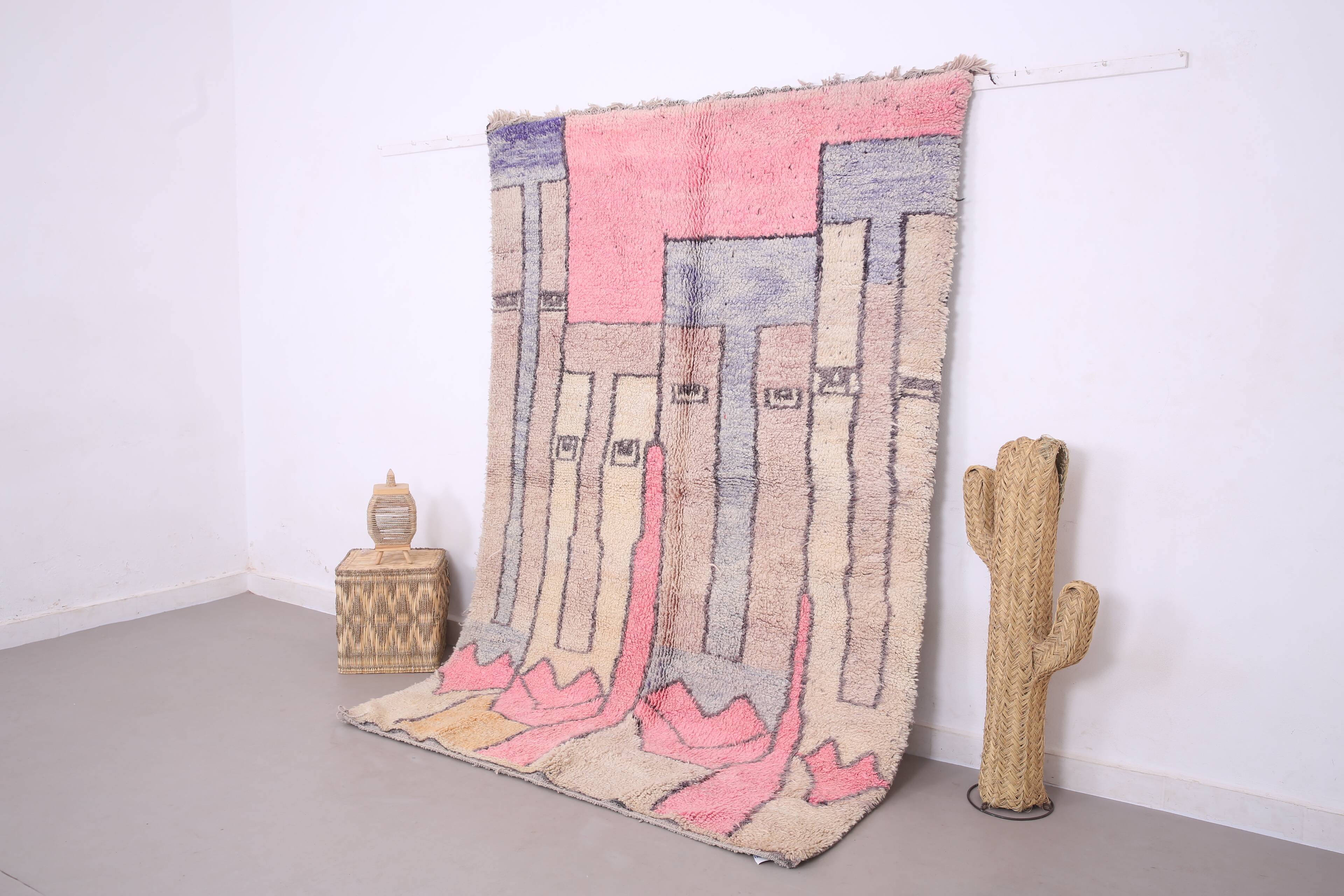 Abstract Moroccan Handmade Rug 175 x 263 cm - Colorful Berber Wool Rug